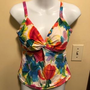 MiracleSuit Pretty Floral Tankini Top